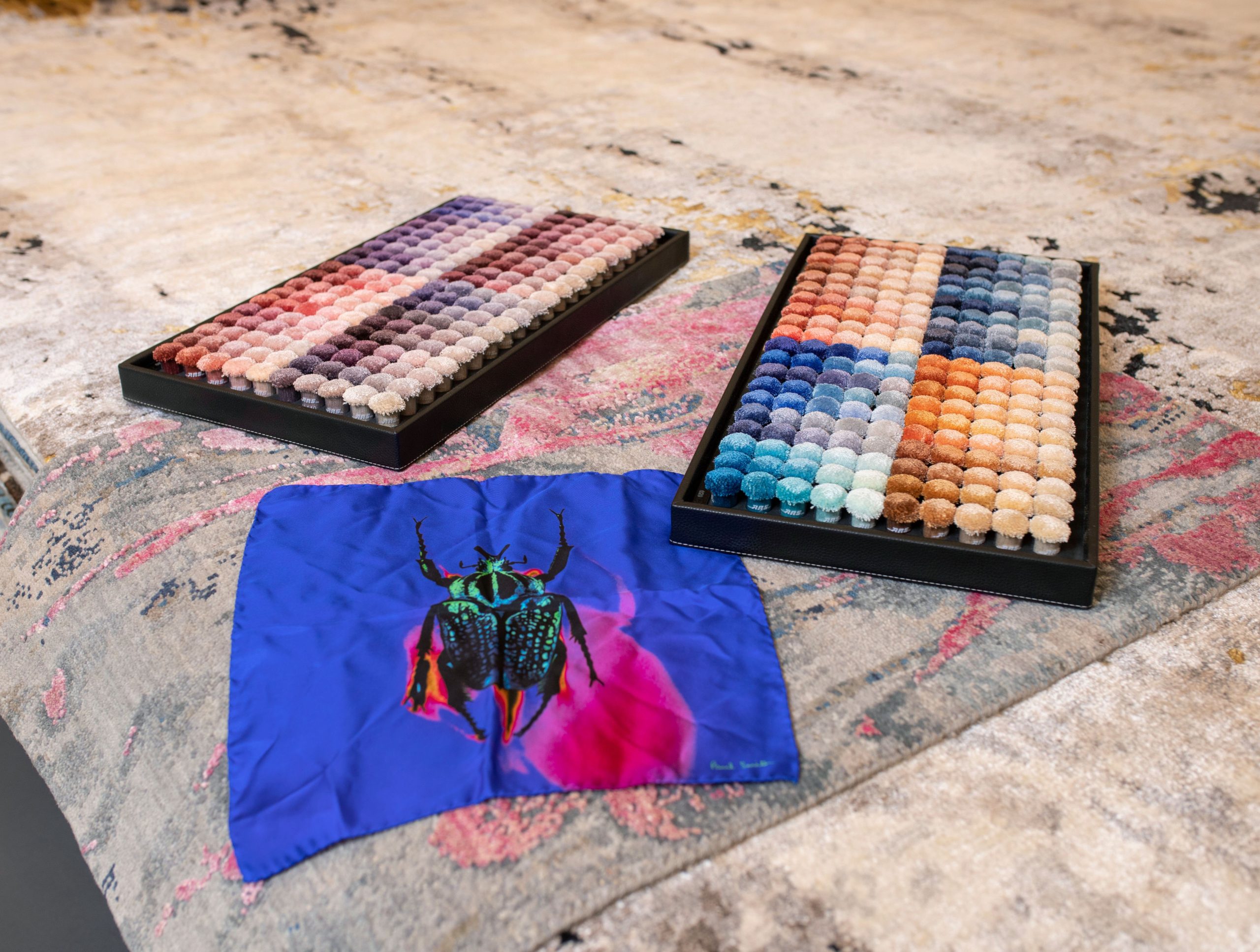 Custom rug design process